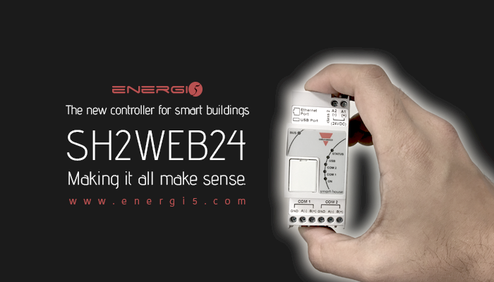 CARLO GAVAZZI SH2WEB24 MASTER CPU FOR SMART BUILDINGS