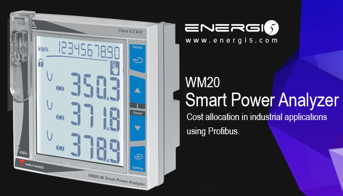 WM20 Smart Power Analyzer from Carlo Gavazzi